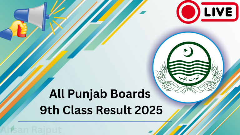 2025 9th Grade Results – Official Links from BISE Punjab Boards
