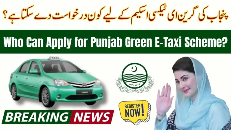 Guide to Applying for the CM Punjab E-Taxi Program 2025