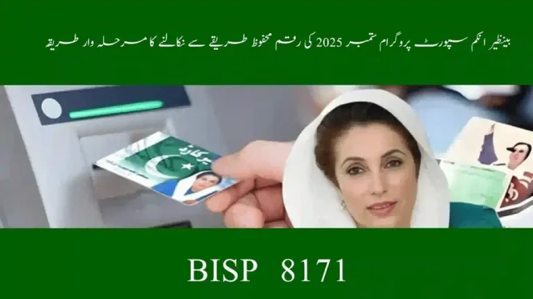 Guide to Retrieving BISP 8171 Payment for September 2025