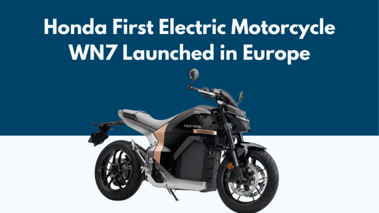 Honda Unveils Its Initial Electric Motorcycle, the WN7, in Europe