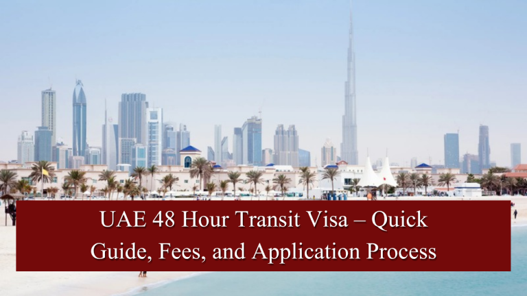 UAE 48-Hour Transit Visa: A Brief Overview of Costs and Application Steps
